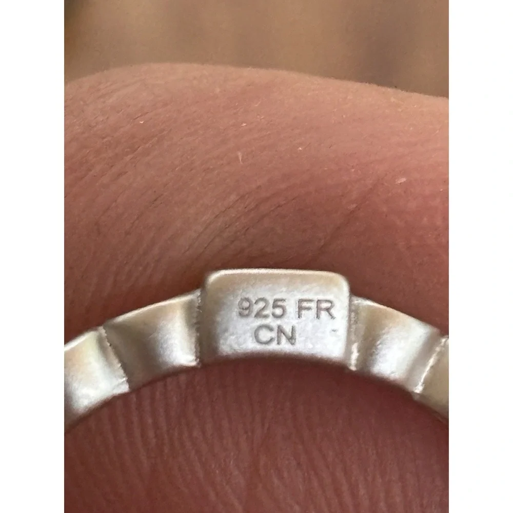 Freida Rothman Sterling Silver Stackable Ring Size 7 - Picture 3 of 6
